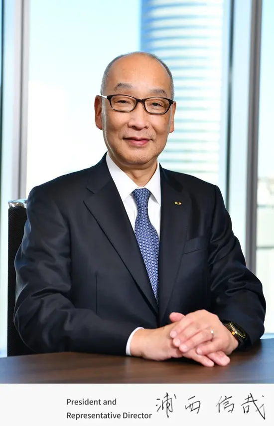 President and Representative Director 浦西 信哉