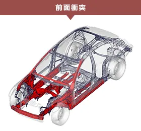 前面衝突の画像
